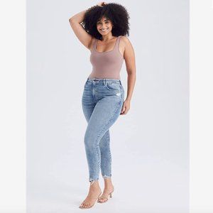 Abercrombie & Fitch Curve Love High Rise Super Skinny Ankle Jean